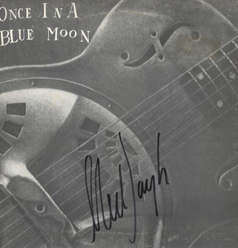 Mick Taylor Once In A Blue Moon + Poster - Autographed US 2-LP